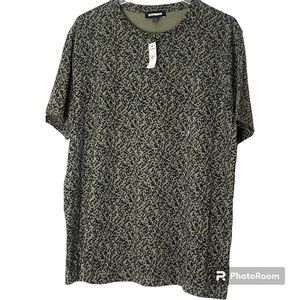 NEW Express Men’s T-shirt brown Black XL